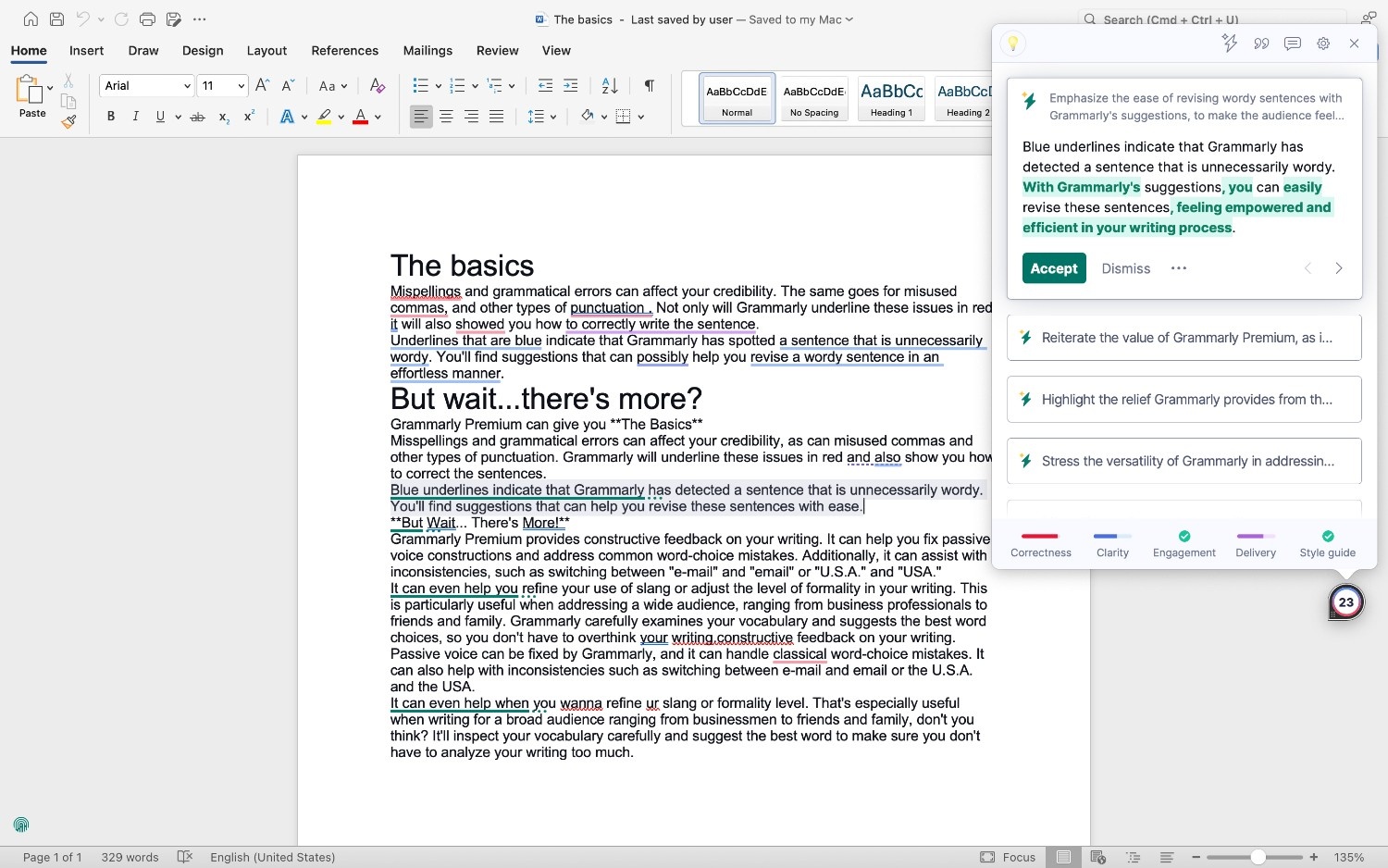 Microsoft word grammarly review suggestions